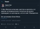 Твитер објава со говор на омраза во контекст на барање преведувачи за Албанци.